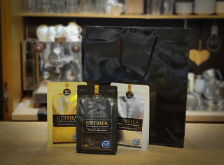 Degustační balíček Geisha 3 druhy káv 1500g